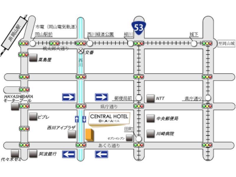Central Hotel Окаяма Экстерьер фото